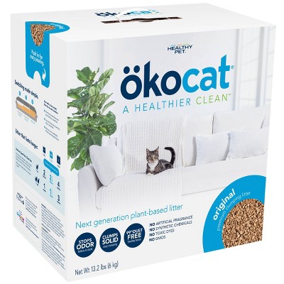 okocat Natural Wood Clumping Litter - 13.2lb