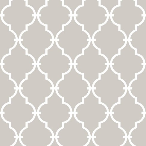 Roommates 28 2 Modern Trellis P S Wallpaper Beige Target