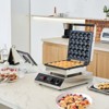 VEVOR Mini Dutch Pancake Maker, 25PCS 43mm Diameter Dorayaki Baker Machine, 1700W Commercial Electric Poffertjes Grill, Non-stick Stainless Steel - 2 of 4
