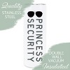 Elanze Designs Princess Security Black and White 20 ounce Stainless Steel Travel Tumbler with Lid For Your On The Go Beverages - 3 of 4