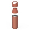 Zak Designs Harmony Encore 32oz Stainless Steel Double Wall Vacuum Bottle with Straw - 3 of 4