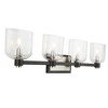 Artcraft Lighting Lyndon 4 - Light Vanity in  Black/Brushed Nickel - 4 of 4