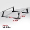 Yakima OutPost HD (Towers Only) Fixed Mid Height Heavy Duty Aluminum Construction Truck Bed Rack with Tie Down Points and T Slot Attachments, Black - 2 of 4