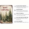 Lomsoe Merry Christmas Metal Tin Signs - Christmas Trees Sign for Farmhouse, Kitchen, Home & Party Wall Decor - 8x12 Inch - 2 of 4
