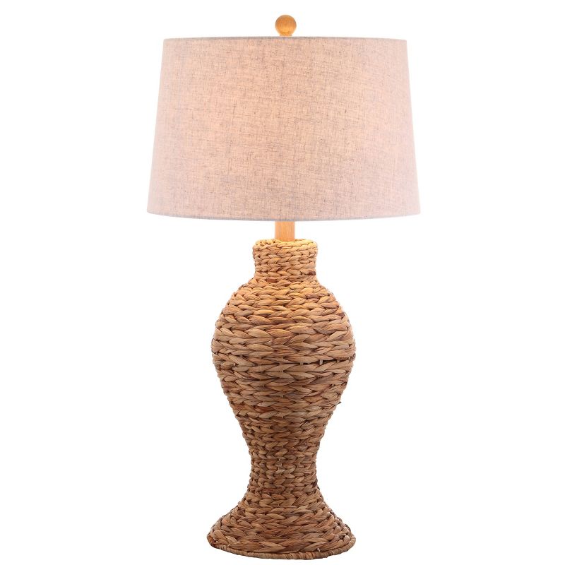31&#34; Elicia Seagrass Weave Table Lamp (Includes LED Light Bulb) Brown - JONATHAN Y, 1 of 7