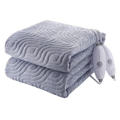 Air Layer Electric Mattress Pad Cover with 5 Heat Settings & 10 Hours Auto Off, Bed Warmer Washable Heating Mattress Pad