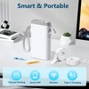 FLEXYVA Label Maker Machine with Tape, Nelko P21 Portable Bluetooth Label Printer, Mini Label Makers with Multiple Templates for Office Home - 4 of 4