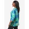 Jessica London Women's Plus Size Stretch Cotton Boatneck Tunic - 4 of 4