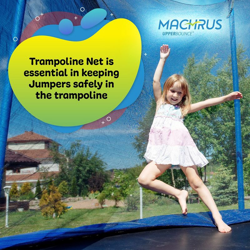 Machrus Upper Bounce Trampoline Safety Net - Installs Inside of Frame, 5 of 6