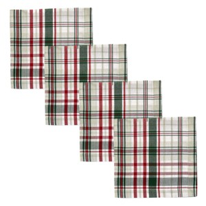 Split P Berry Frost Plaid Green Napkin Set Of 4 - 1 of 4