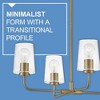 Lark Kline 4 - Light Chandelier in  Lacquered Brass - 3 of 4