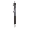 uniball Signo 207 Gel Pen, Retractable, Medium 0.7 mm, Black Ink, Smoke/Black Barrel, Dozen - image 4 of 4