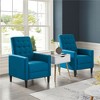 Yaheetech Set of 2 Mid-Century Tufted Recliner Chair for Living Room, Bedroom - 2 of 4