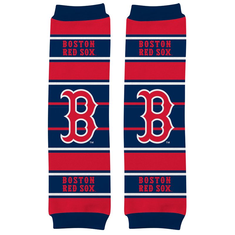 Baby Fanatic Officially Licensed Toddler & Baby Unisex Crawler Leg Warmers - MLB Boston Red Sox, 3 of 7
