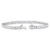 Pompeii3 15Ct Emerald Cut Diamond Tennis Bracelet 7" 14k White Gold - 3 of 4