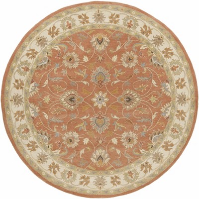 Hauteloom Caesar Hand Tufted Burnt Orange 1124 Wool Carpet