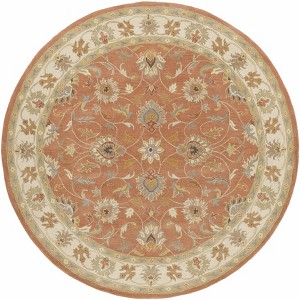 Hauteloom Caesar Hand Tufted Burnt Orange 1124 Wool Carpet - 1 of 4