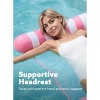 Joyfy Hammock Pool Floats Adult, 2 Packs 4-in-1 Versatile Beach Lake Inflatable Floats Lounger, Poolside Relaxation PVC Water Hammock - 2 of 4