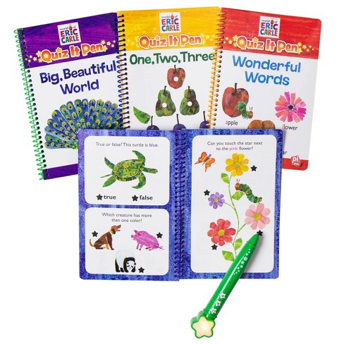 Pi Kids Eric Carle Deluxe Quiz It Pen With 4 Books And Bonus Stickers :  Target