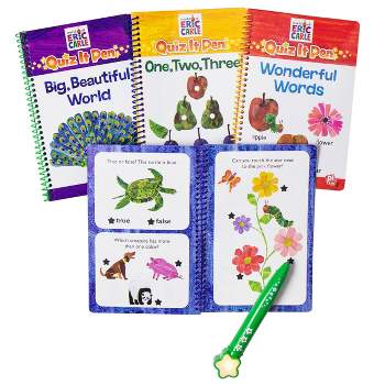 Pi Kids Eric Carle Deluxe Quiz It Pen with 4 Books and Bonus Stickers
