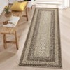 Washable Living Room Rugs Modern Braided Print Area Rug Border Design Accent Rugs for Bedroom Non-Slip Low Pile Area Rug - 3 of 4