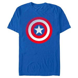 Mens Marvel Classic Retro Shield T Shirt - 1 of 4