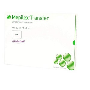 Molnlycke 294899 Mepilex Foam Dressing Transfer 6 in. x 8 in. (Box of 5) - 1 of 3