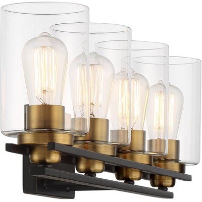 Bronze 30" Cylinder Direct Wired Electric Wall Light