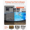 VEVOR 24ft Round Pool Liner Pad, Pool Liner Pad for Above Ground Swimming Pools, Extra-Thick Pool Mat, Prevents Punctures, Black - 3 of 4