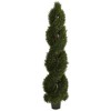 Nearly Natural Double Pond Cypress Spiral Topiary UV Resistant (Indoor/Outdoor) - 2 of 3