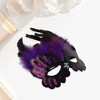 Unique Bargains Sequined Feathers Party Mask 1 Pc - 4 of 4