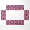 Bacati - MixNMatch Blue/Red Zigzag Crib/Toddler ruffles/skirt - 4 of 4