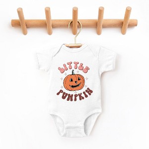 The Juniper Shop Little Pumpkin Retro Baby Bodysuit - 1 of 3