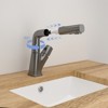 Gulches Pull-Down Bathroom Sink Faucet, Gunmetal Black, Three Water Modes, 360° Swivel Spout - 4 of 4