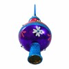 Sbk Gifts Holiday 11.5 Inch Retro Single Ball Mod Topper Retro-Looking 70'S Flowers Tree Toppers - 3 of 3