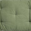 TAG 40"x26" Green Cotton Yarn Dyed Stone Wash with Handles Accent Decorative Throw Pillow Poly Filled Insert Rectangle Machine Washable - 2 of 3