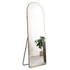 NicBex Arched Full Length Mirror for Bedroom,Floor Mounted Wall Mirror with Aluminum Alloy Metal Frame,Floor Mirror for Living Room - 2 of 4