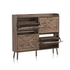 Large Shoe Storage Cabinet with 4 Flip Drawers - 3 of 4
