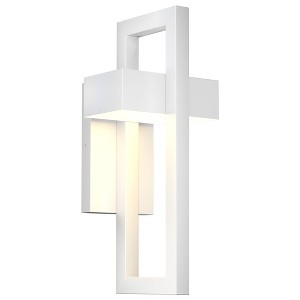 White Large Outdoor Wall Lights Modern Exterior Lighting Fixtures 16.5 inch - 1 of 4