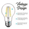 Luxrite A19 Vintage LED Light Bulbs 60W Equivalent, 5000K Bright White Dimmable, 800 Lumens, 8W, UL Listed, E26 Medium Base 4 Pack - 3 of 4