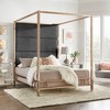 Evert Champagne Gold Canopy Bed with Panel Headboard - Inspire Q - 2 of 4