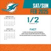 NFL Miami Dolphins 2025 Box Calendar - 4 of 4