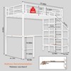 SeaCamel Space-Saving Loft Bed with L-Shaped Desk - Stairs, Large Storage, Continuous Guardrails, Sturdy & Noise-Free - 3 of 4