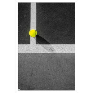 Trends International Joseph S Giacalone - Yellow On The Line Framed Wall Poster Prints - 1 of 4