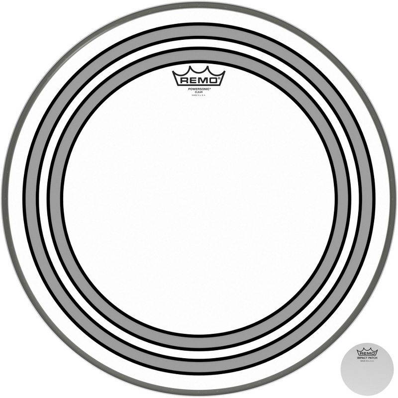 Remo Powersonic Clear Bass Drum Head, 2 of 4