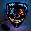Halloween Mask LED Light Up Mask 2PCS, Scary Mask for Halloween Party, Masquerade Maskwith 3 Light Modes - 3 of 4