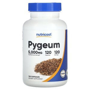 Nutricost Pygeum, 5,000 mg, 120 Capsules - 1 of 2