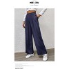 Coolmee Women's Wide Leg Pants Work Dress Pants Casual Slacks Business Pants with Pockets - 4 of 4