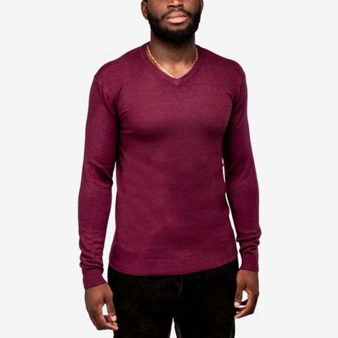 X Ray Men s Slim Fit Pullover V neck Sweater Sweater For Men Fall