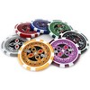 Slickblue 25-Pack Ultimate Holo Inlay 14g Poker Chips, Clay Composite, Easy-to-Read Denominations, $1-$500 - 3 of 3